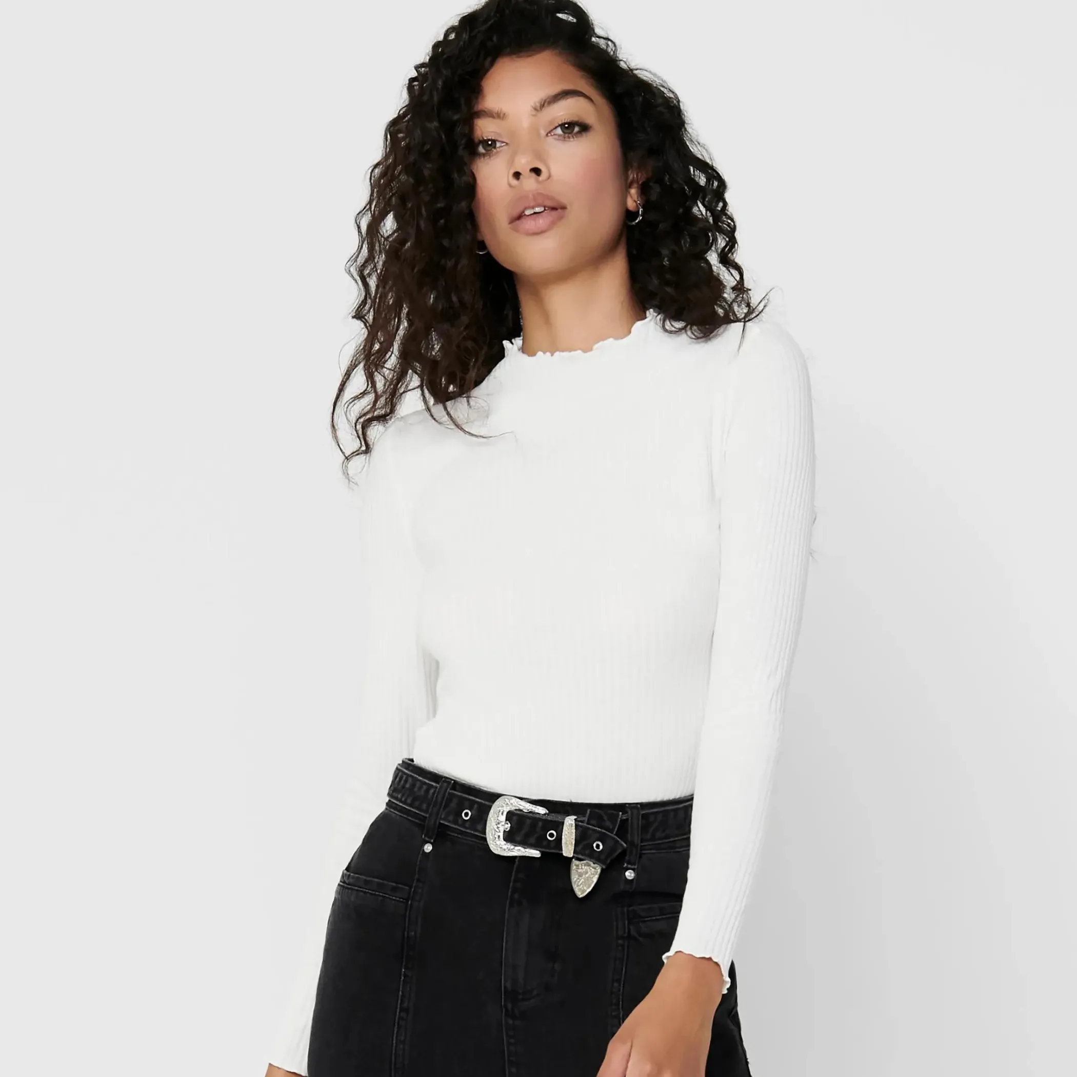 Damen Only ONLEMMA L/S HIGH NECK Langarmshirt