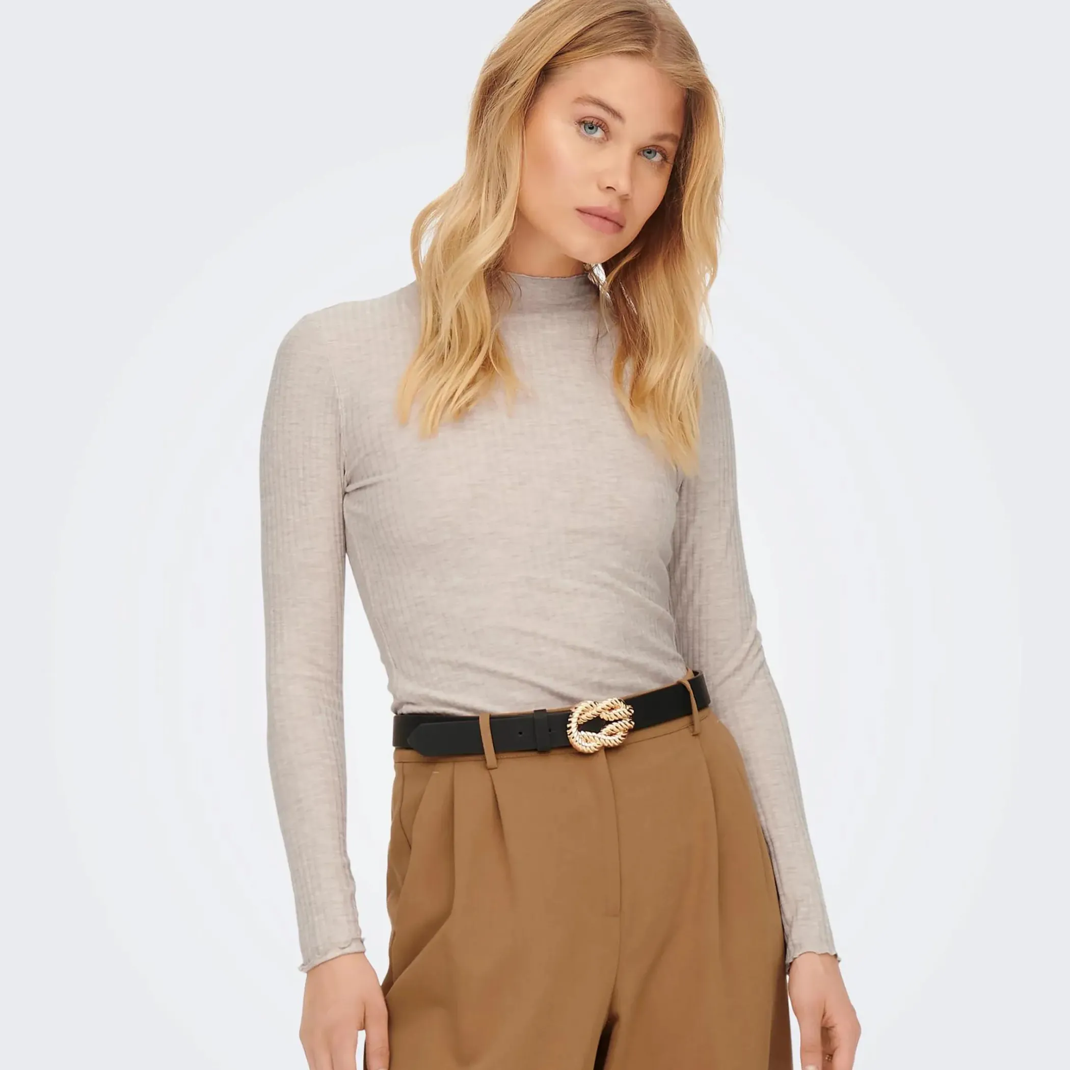 Damen Only ONLEMMA L/S HIGH NECK Langarmshirt