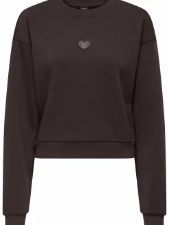 Damen Only ONLEVISA L/S SHORT O-NECK Sweatshirt