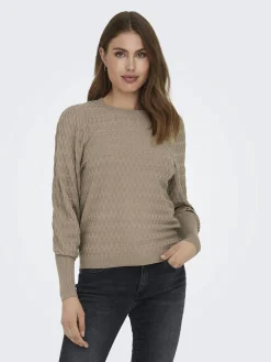 Damen Only ONLFAYE LIFE L/S Strickpullover