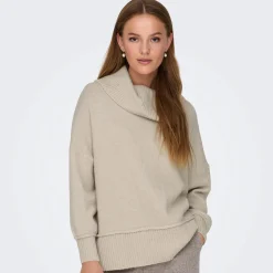 Damen Only ONLHAZEL LS COWLNECK Strickpullover