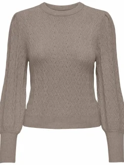 Damen Only ONLKATIA LS STRUC PUF Strickpullover