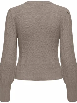 Damen Only ONLKATIA LS STRUC PUF Strickpullover