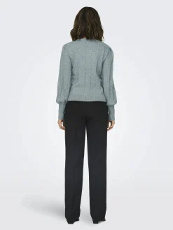 Damen Only ONLKATIA LS STRUC PUF Strickpullover