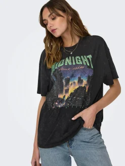 Damen Only ONLLUCCA LIFE S/S NIG Shirt