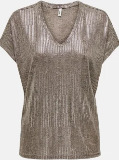 Damen Only ONLMIRINDA Shirt mit Glitzereffekt