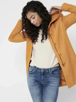 Damen Only ONLSEDONA LIGHT COAT Kapuzenjacke