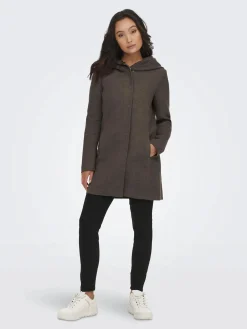 Damen Only ONLSEDONA LIGHT COAT Kapuzenjacke