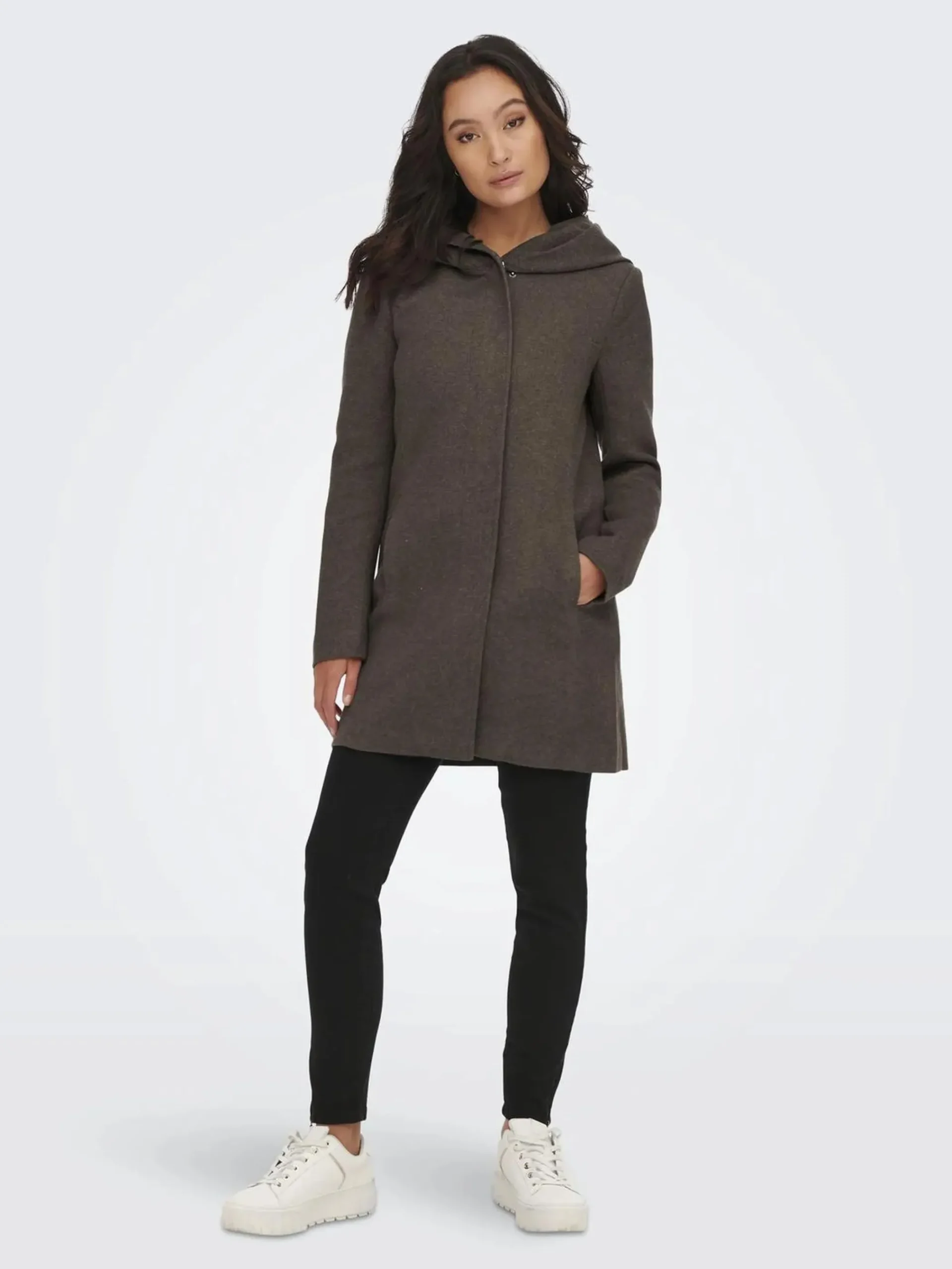Damen Only ONLSEDONA LIGHT COAT Kapuzenjacke