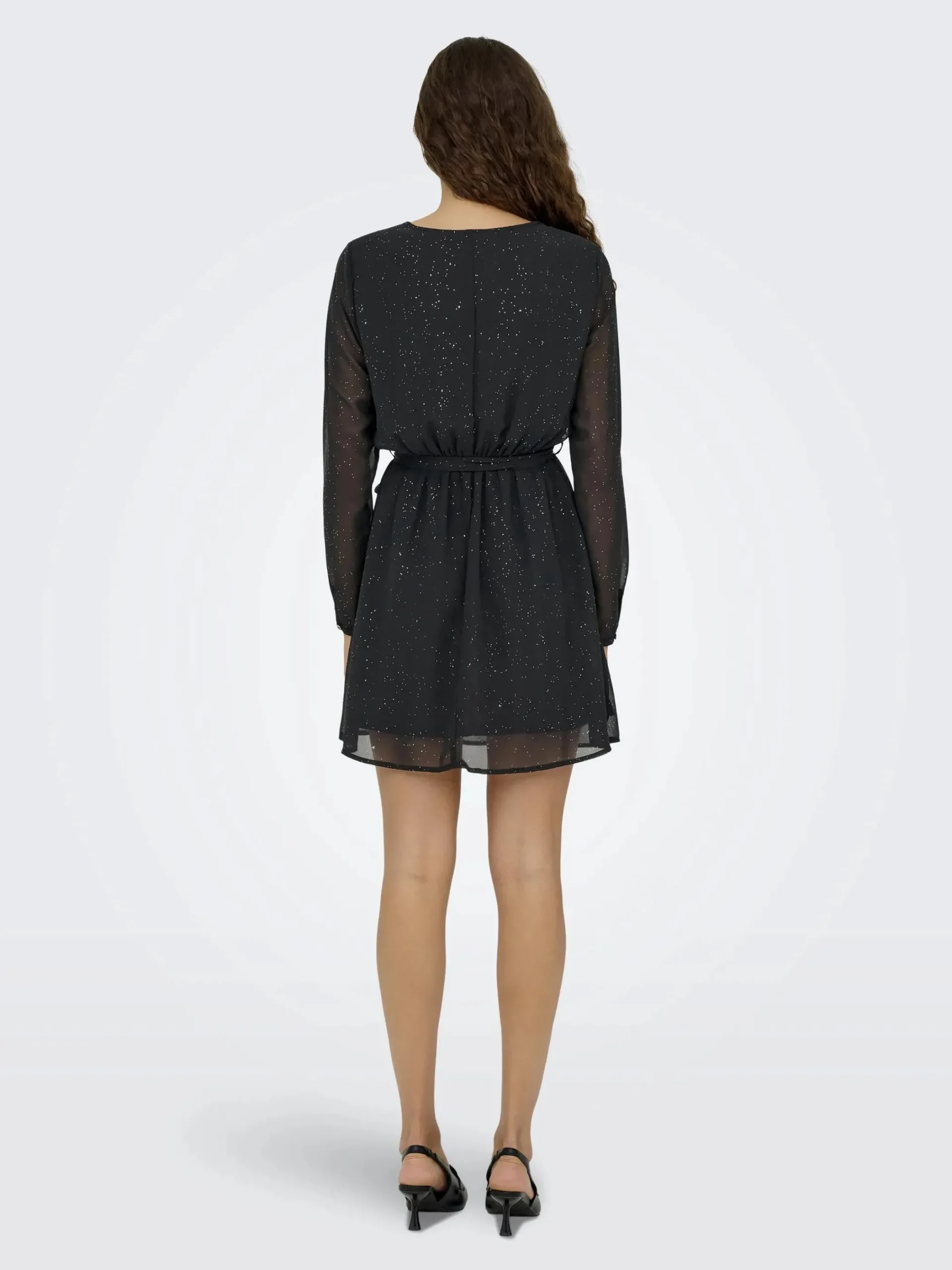 Damen Only ONLSTAR LIFE L/S GLIT Minikleid