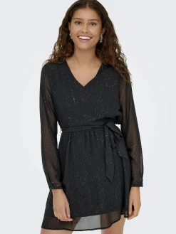 Damen Only ONLSTAR LIFE L/S GLIT Minikleid