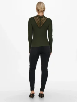 Damen Only ONLTILDE L/S HIGH NECK Longsleeve