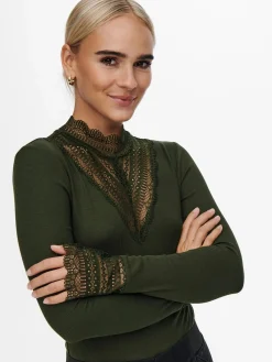 Damen Only ONLTILDE L/S HIGH NECK Longsleeve