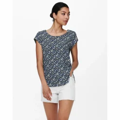 Damen Only ONLVIC SS AOP TOP NOO Bluse