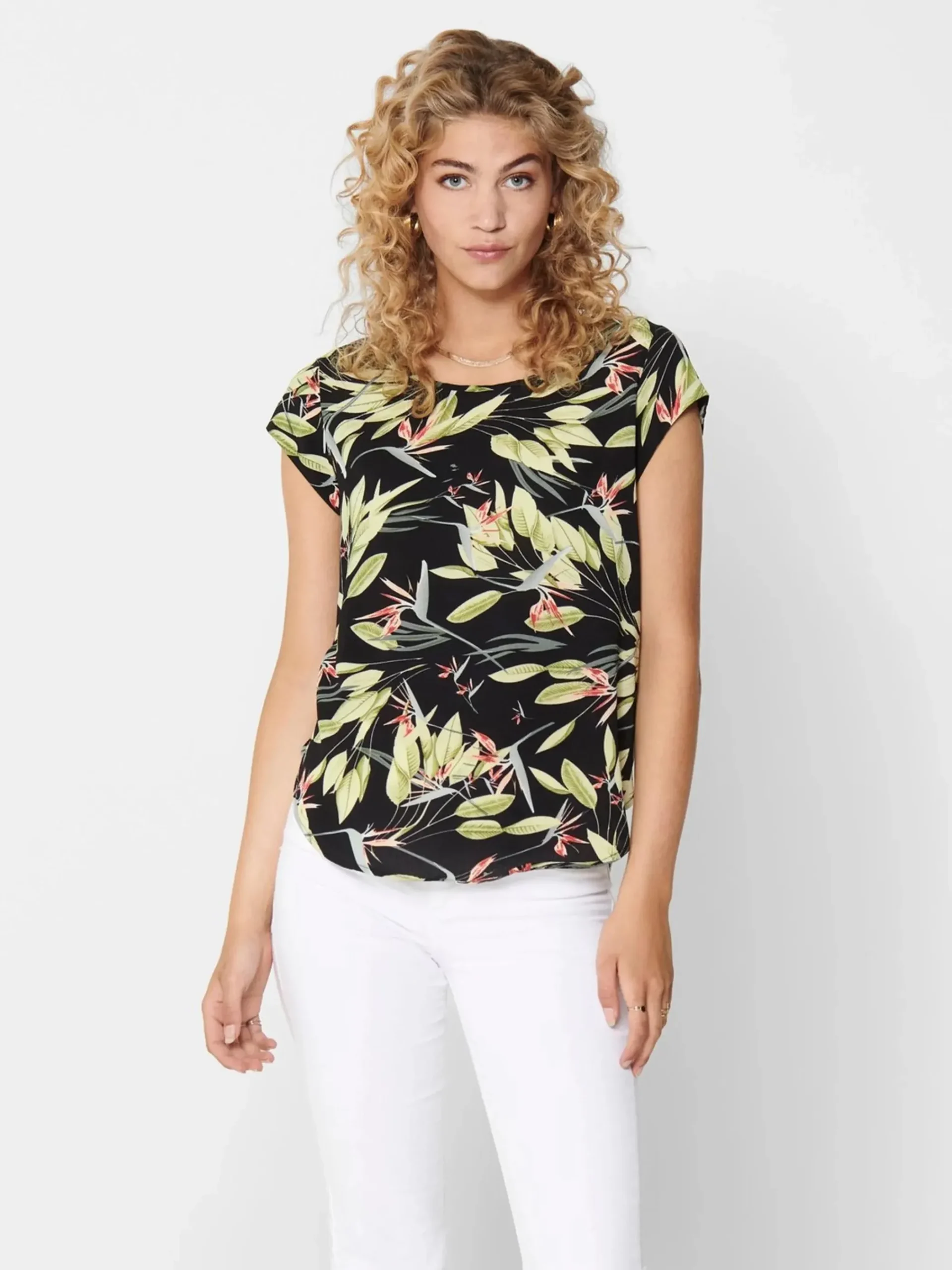 Damen Only ONLVIC SS AOP TOP NOO Bluse