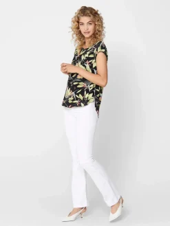 Damen Only ONLVIC SS AOP TOP NOO Bluse