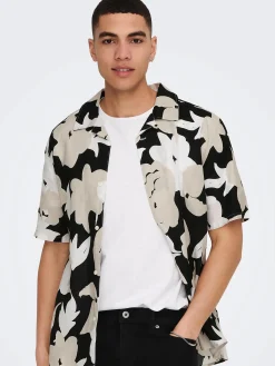 Herren Only & Sons Only&Sons ONSTREV REG CTN LIN A Hemd