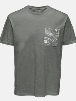 Herren Only & Sons Only&Sons ONSPERRY LIFE REG LEA T-Shirt