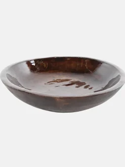 Deko Artikel Schüssel aus Mangoholz 30x30x6,8cm