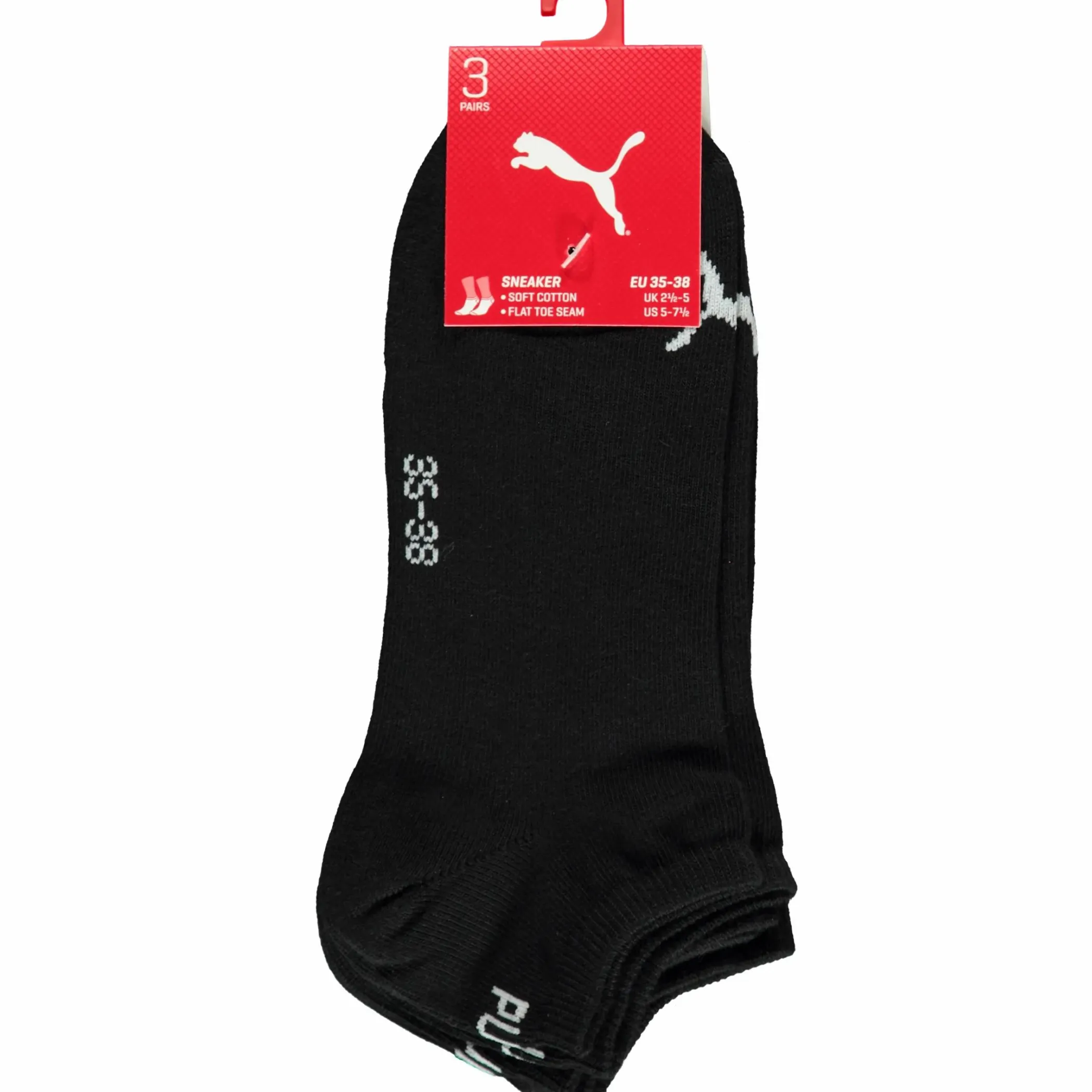 Damen Puma Unisex Sneakersocken im 3er Pack