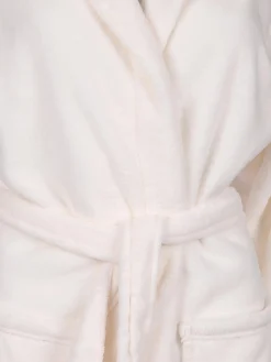 Deluxe Unisex Teddy Bademantel mit Kapuze