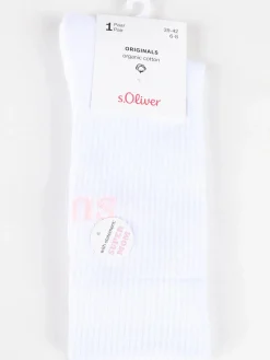 Damen s.Oliver Unisex Tennissocken mit Stickerei