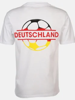Damen Grinario Sports Unisex T-Shirt Fussball EM24 Deutschland