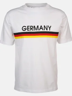 Damen Grinario Sports Unisex T-Shirt Fussball EM24 Deutschland