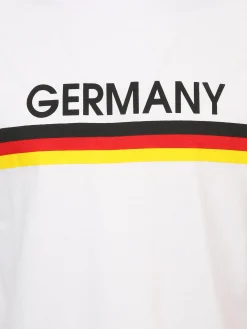 Damen Grinario Sports Unisex T-Shirt Fussball EM24 Deutschland