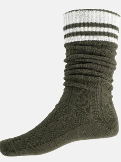 Damen Camano Unisex Wiesnstrümpfe mit Umschlag