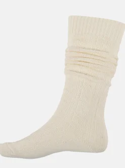 Damen Camano Unisex Wiesnstrümpfe mit Zopfmuster