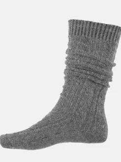 Damen Camano Unisex Wiesnstrümpfe mit Zopfmuster