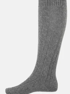 Damen Camano Unisex Wiesnstrümpfe mit Zopfmuster