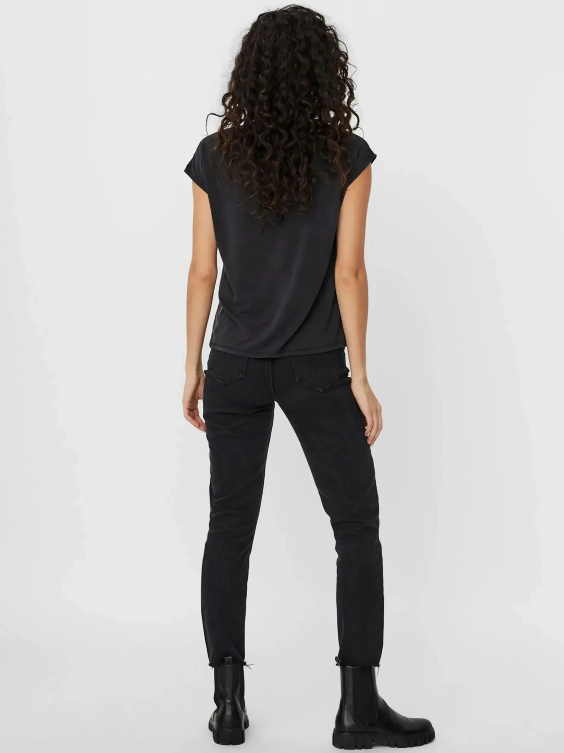 Damen Vero Moda VMFILLI SS V-NECK TEE T-Shirt