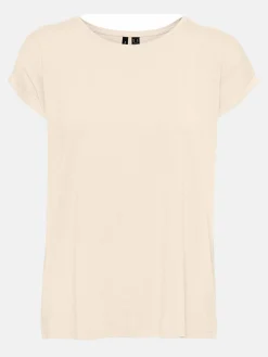 Damen Vero Moda VMLAVA PLAIN SS TOP L Shirt