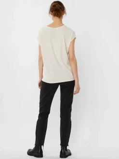Damen Vero Moda VMLAVA PLAIN SS TOP L Shirt