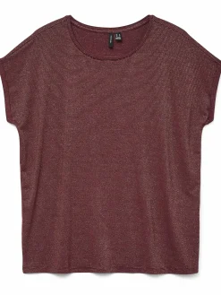 Damen Vero Moda VMLAVA PLAIN SS TOP L Shirt