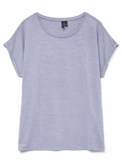 Damen Vero Moda VMLAVA PLAIN SS TOP L Shirt
