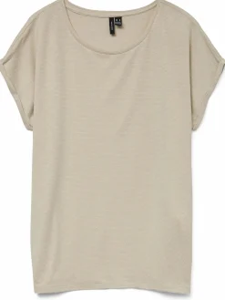 Damen Vero Moda VMLAVA PLAIN SS TOP L Shirt