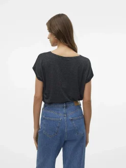 Damen Vero Moda VMLAVA PLAIN SS TOP L Shirt