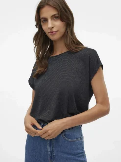 Damen Vero Moda VMLAVA PLAIN SS TOP L Shirt