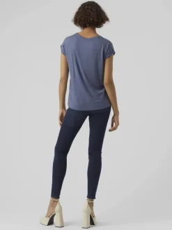 Damen Vero Moda VMAVA PLAIN SS TOP GA Shirt