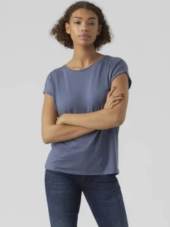 Damen Vero Moda VMAVA PLAIN SS TOP GA Shirt