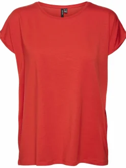 Damen Vero Moda VMAVA PLAIN SS TOP GA Shirt