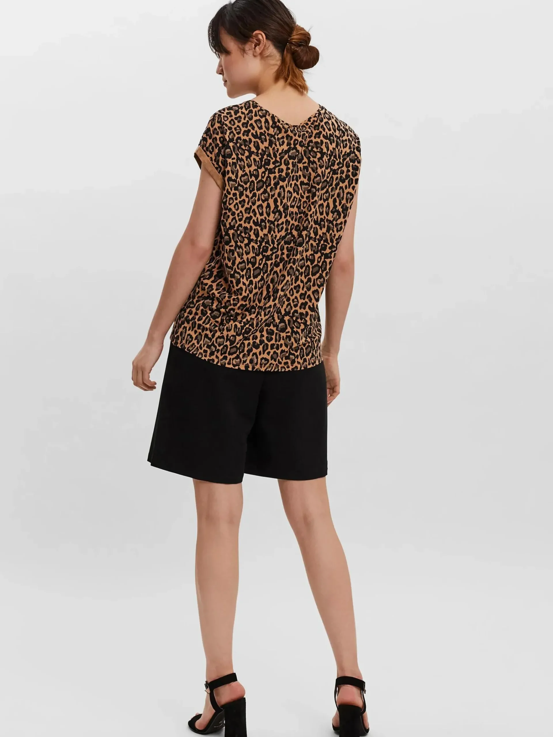 Damen Vero Moda VMAVA PLAIN SS TOP MU Shirt