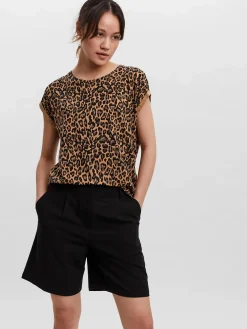 Damen Vero Moda VMAVA PLAIN SS TOP MU Shirt