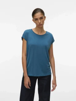 Damen Vero Moda VMAVA PLAIN SS TOP GA Shirt