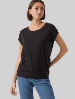 Damen Vero Moda VMAVA PLAIN SS TOP GA Shirt