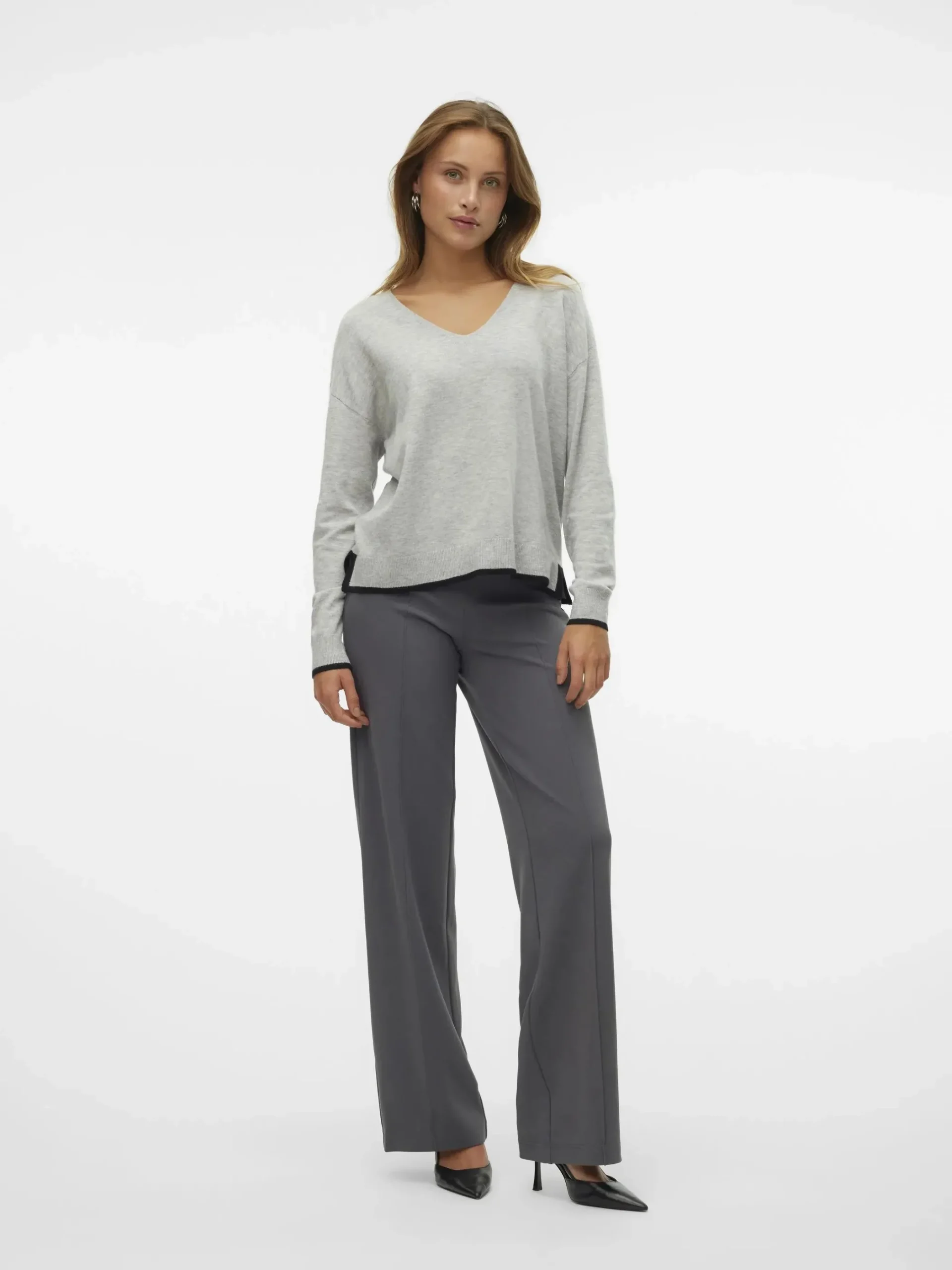 Damen Vero Moda VMBECKY HR WIDE PULL Hose