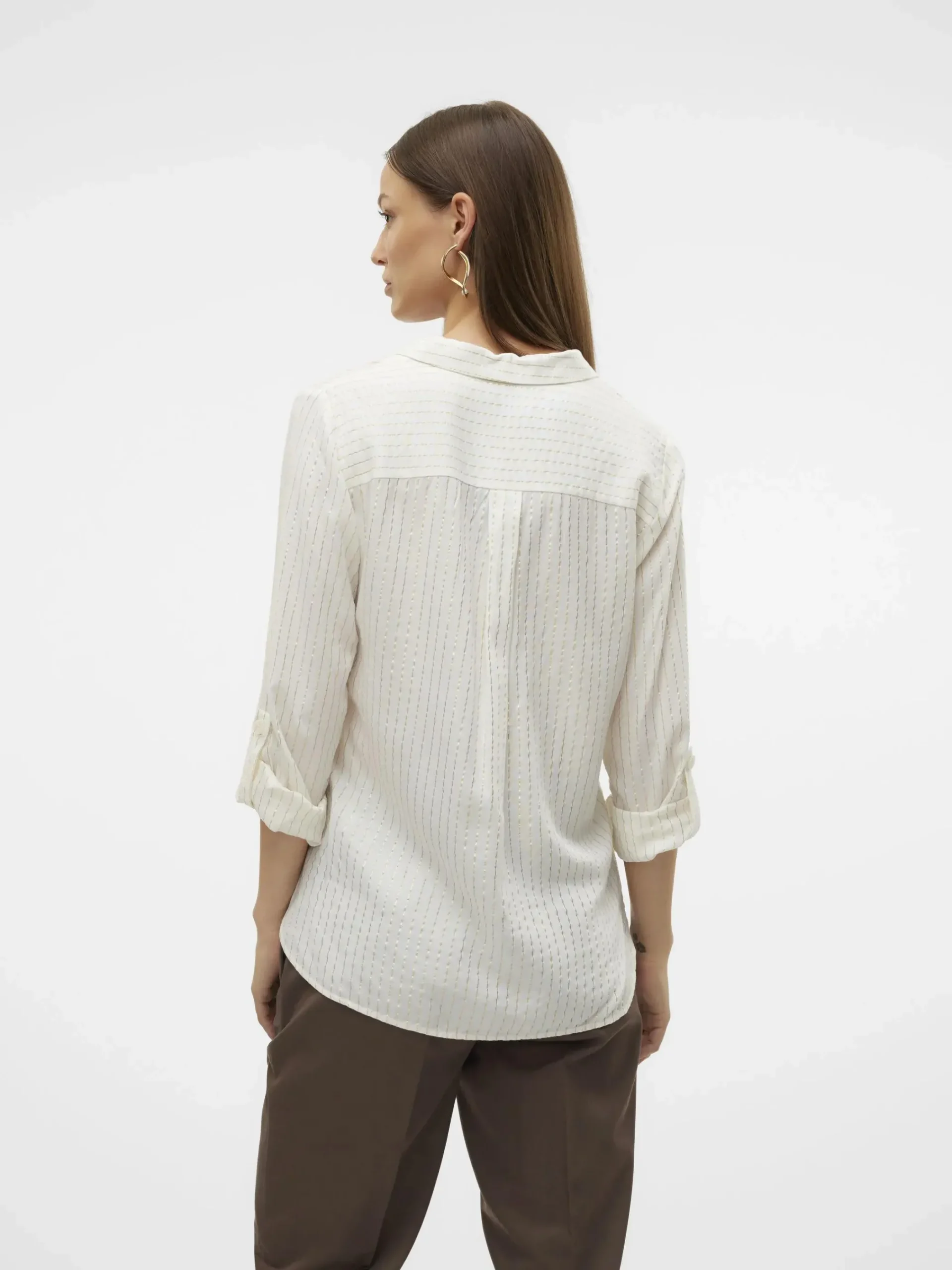 Damen Vero Moda VMBUMPY LS GLITTER Hemdbluse